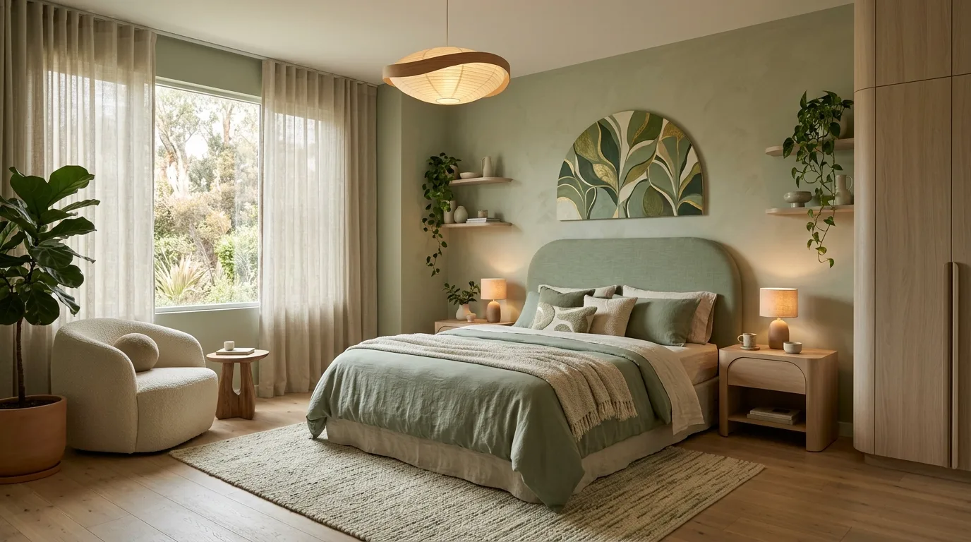 Let the ceiling and walls stay bright and breathable inspiration for a coastal bedroom.